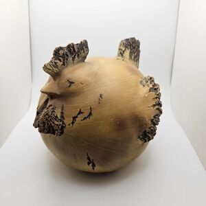 MANN Rustic Chicken Hen Figurine Farmhouse Country Kitchen Decor Resin 6"